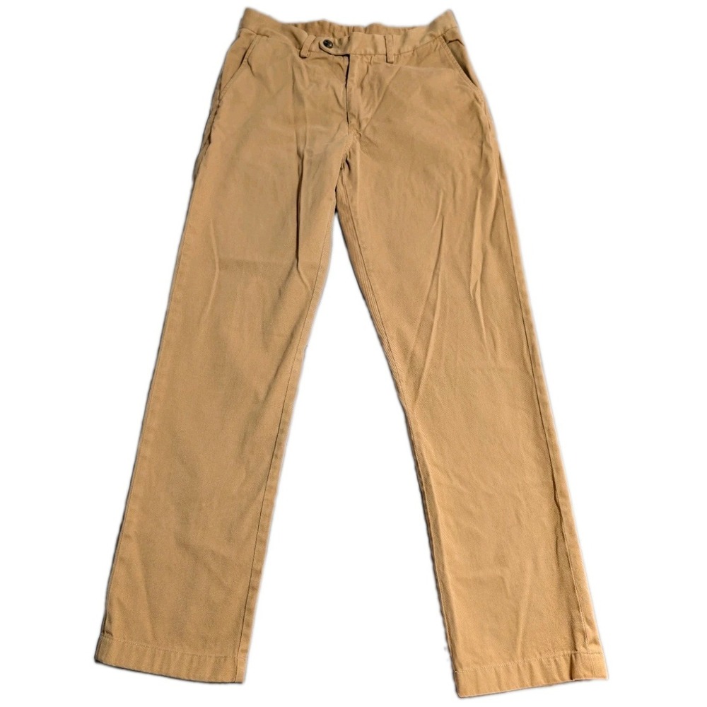Spier & Mackay Handmade Slim Fit Chino Pants Mens 32x30 Tan 100% Cotton Casual